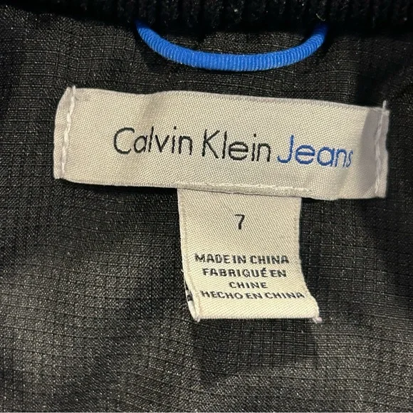Calvin Klein Jeans Black Insulated Winter Coat 7
